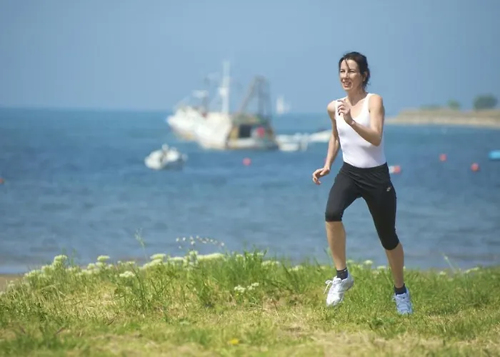 House In With Terrace, Air Conditioning, Wi-fi, Washing Machine Vakantiehuis Nedeščina